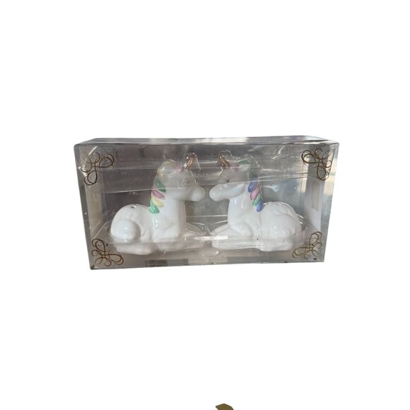 FRANCESCA'S Unicorn Fantasy Salt & Pepper Shakers NEW NIB - Picture 4 of 4